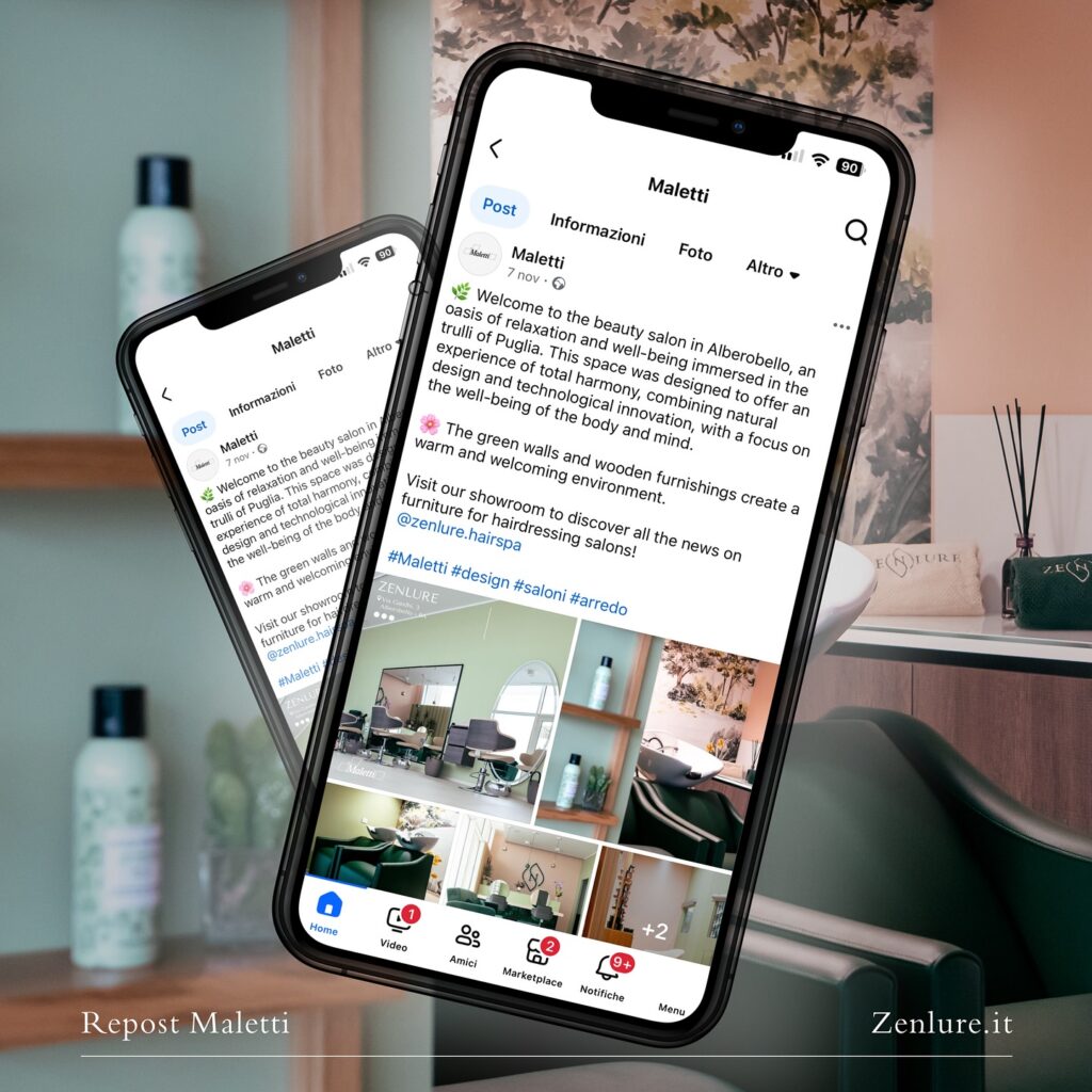 Instagram post from zenlure.hairspa. This post is in position 3.